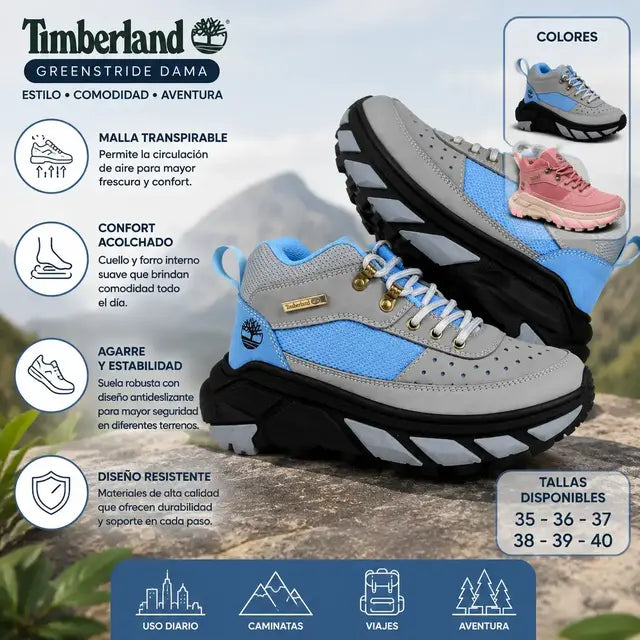 🥾✨TIMBERLAND DAMA GREENSTRIDE + CAJA✨🥾