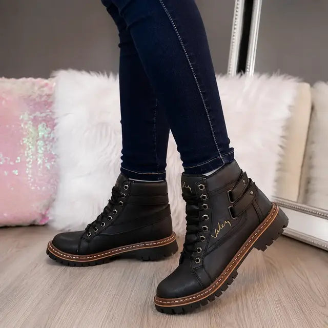BOTA VÉLEZ DOBLE CORREA + CAJA