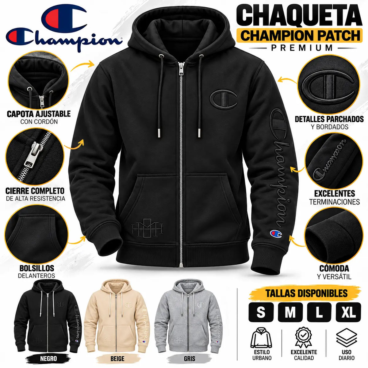 Chaqueta tipo Champion Urban