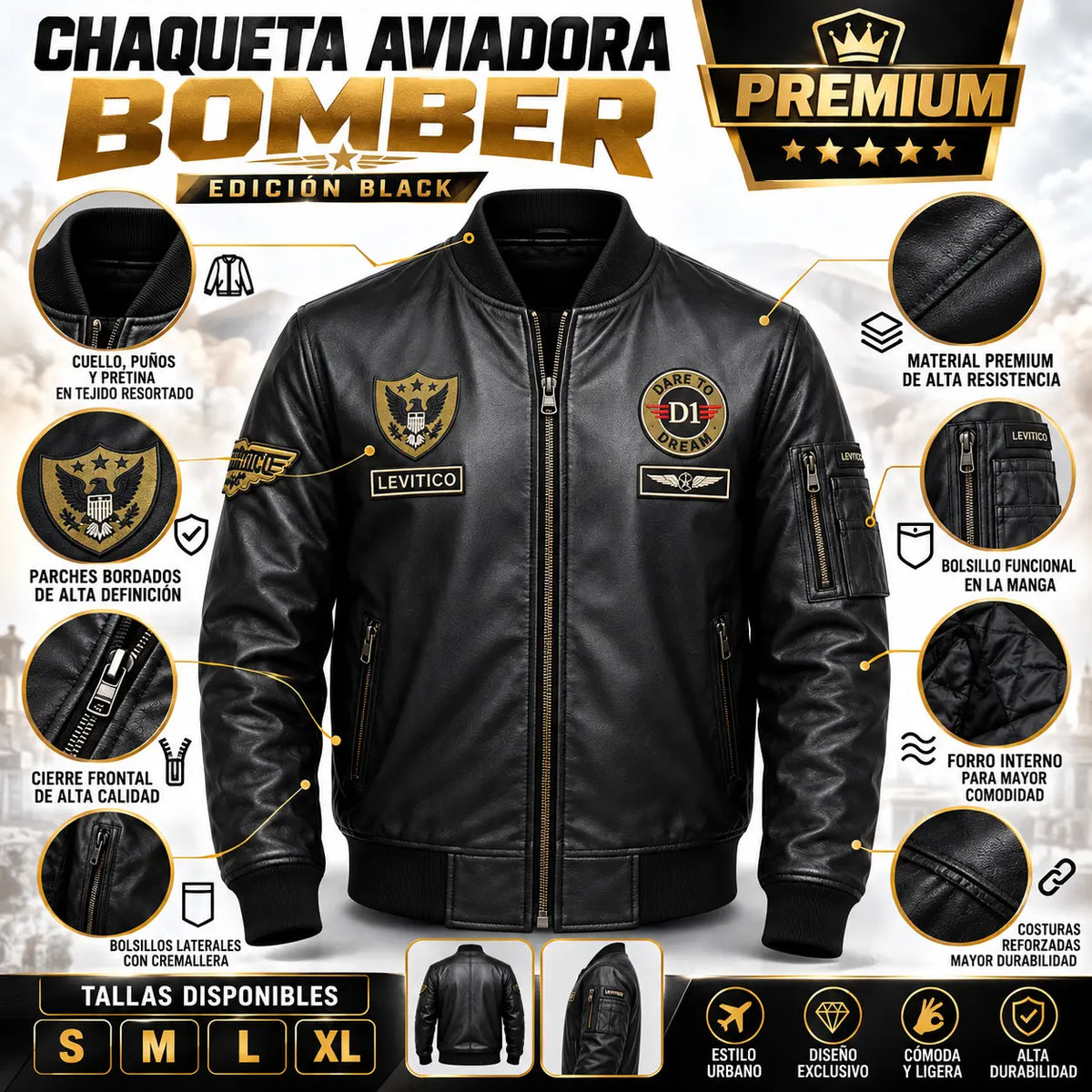 AVIADORA BOMPER EDICION BLACK