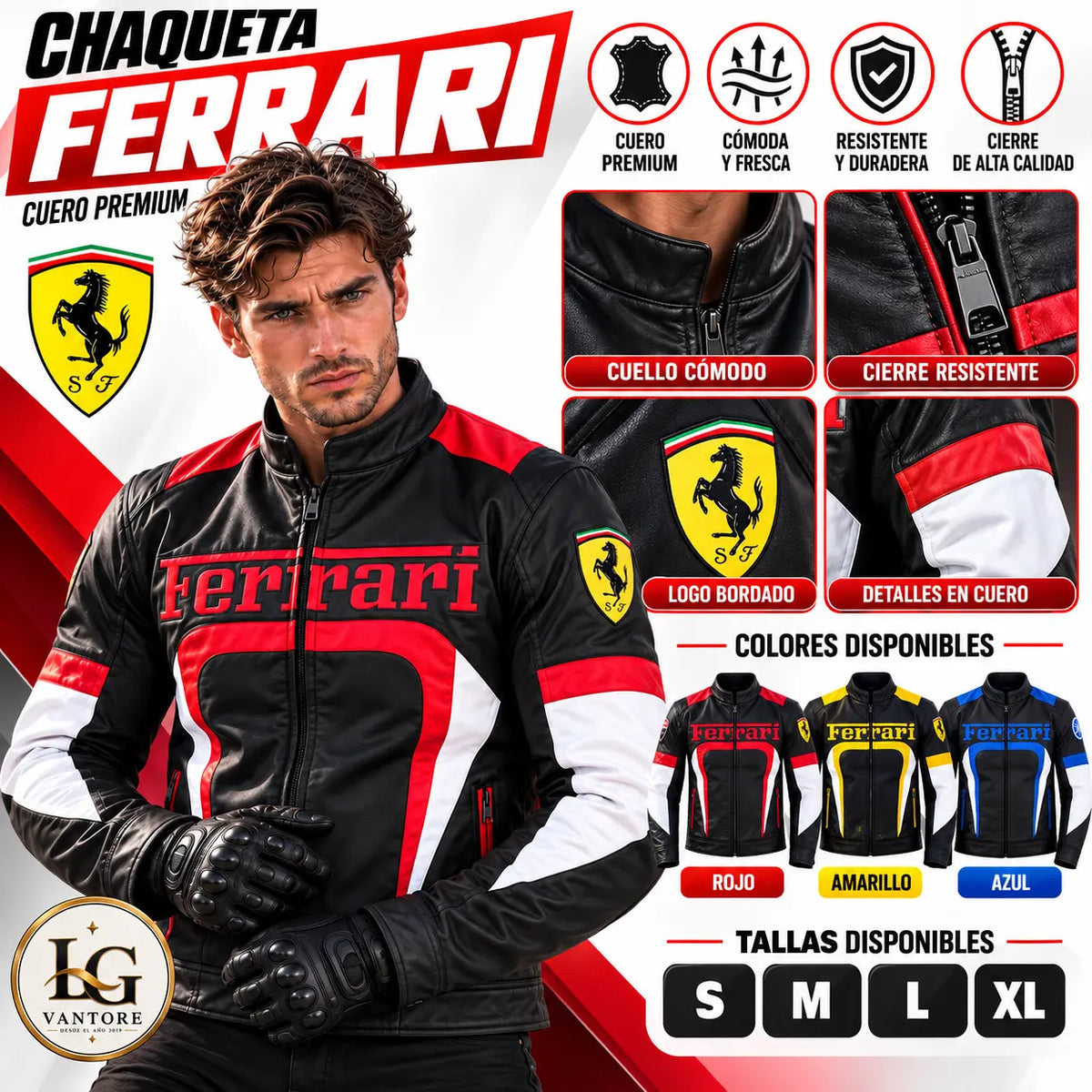 Chaquetas Moteras Racing Sport